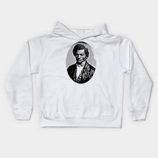 Frederick Douglass-3 Kids Hoodie